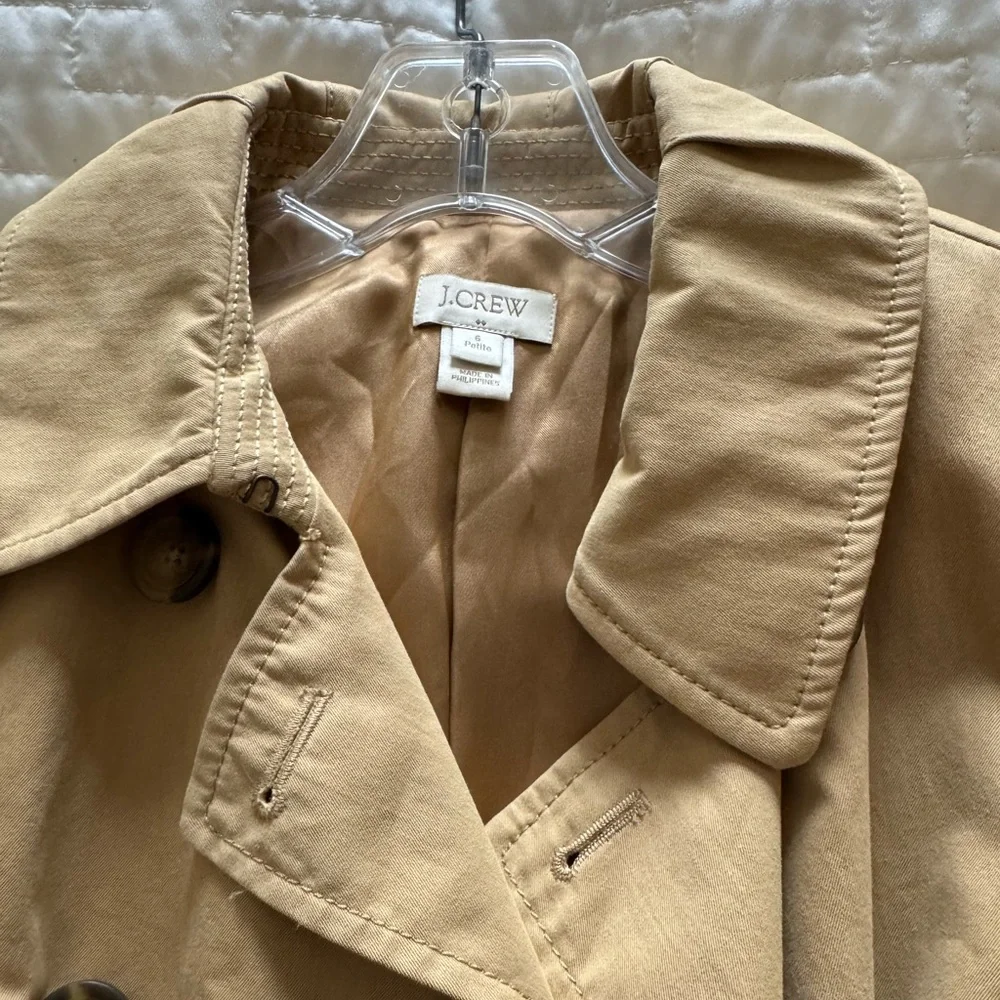 J. Crew Factory short Tan Coat - Picture 8 of 8